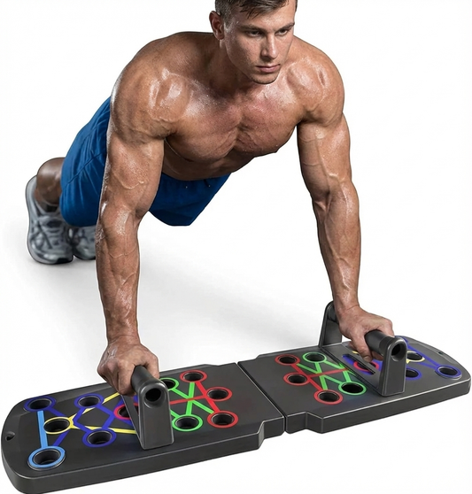 Ultimate Push Up Board - Versatile Home Fitness Training System for Full Body Workouts and Strength Routines